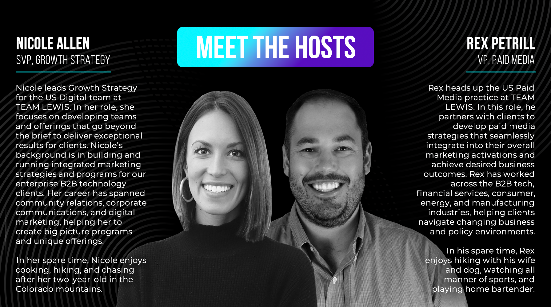 Meet the Hosts